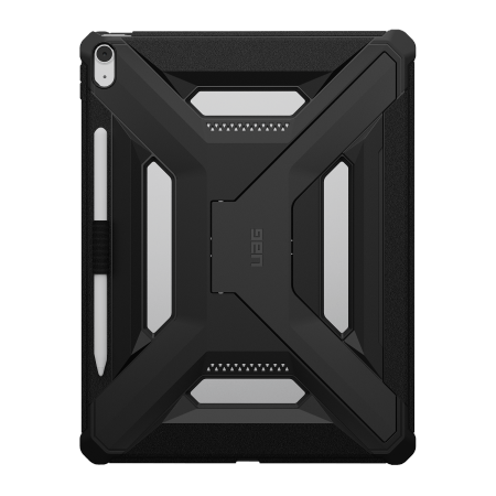 UAG Scout+ - etui med stativ og Apple Pencil-holder til iPad Air 13" M2 (2024) / M3 (2025) / M4 (2026) (sort)