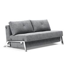 Innovation Cubed sovesofa 160 (krom, 565 Twist Granite)