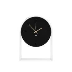 Kartell - Air Du Temps, Klar Ram/ Svart Urtavla - Klockor - Eugeni Quitllet - Transparent,Svart
