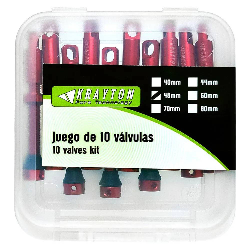 Krayton V01-002 Tubeless Ventiler 10 Enheder