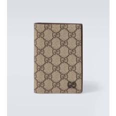 Gucci GG Canvas passport holder - brown - One Size