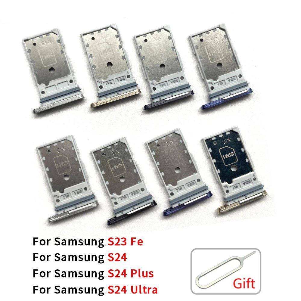 Samsung S24 Ultra Plus & S23 FE SIM/SD-kortfack med utmatningsstift