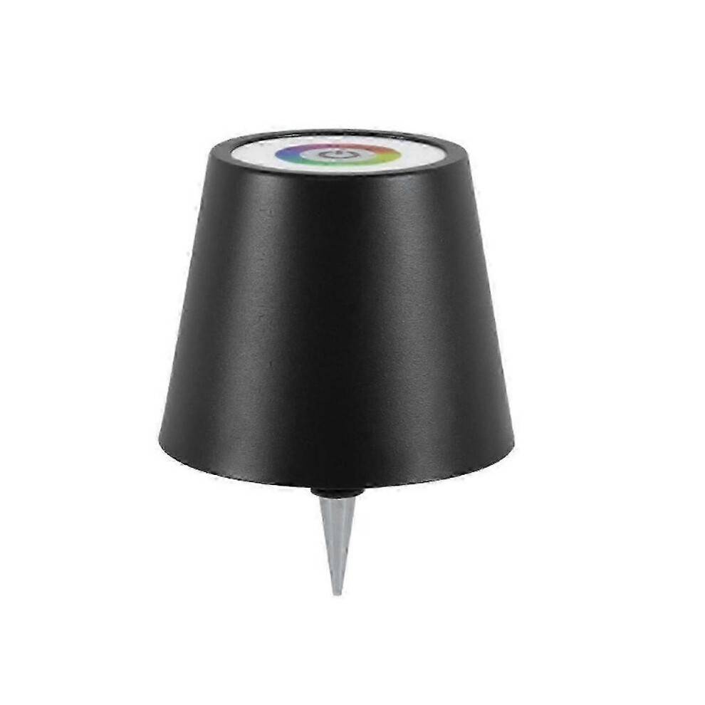 (Black) Wireless Bottle Lamp RGB Modes & 3 Color Stepless Dimming Bottle Lamp Shade Rechargeable Bottle Ligh 2025