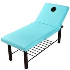 Universal massage säng täcke lakan soffa framdel hål elastisk all-round wrap tyg - Blå
