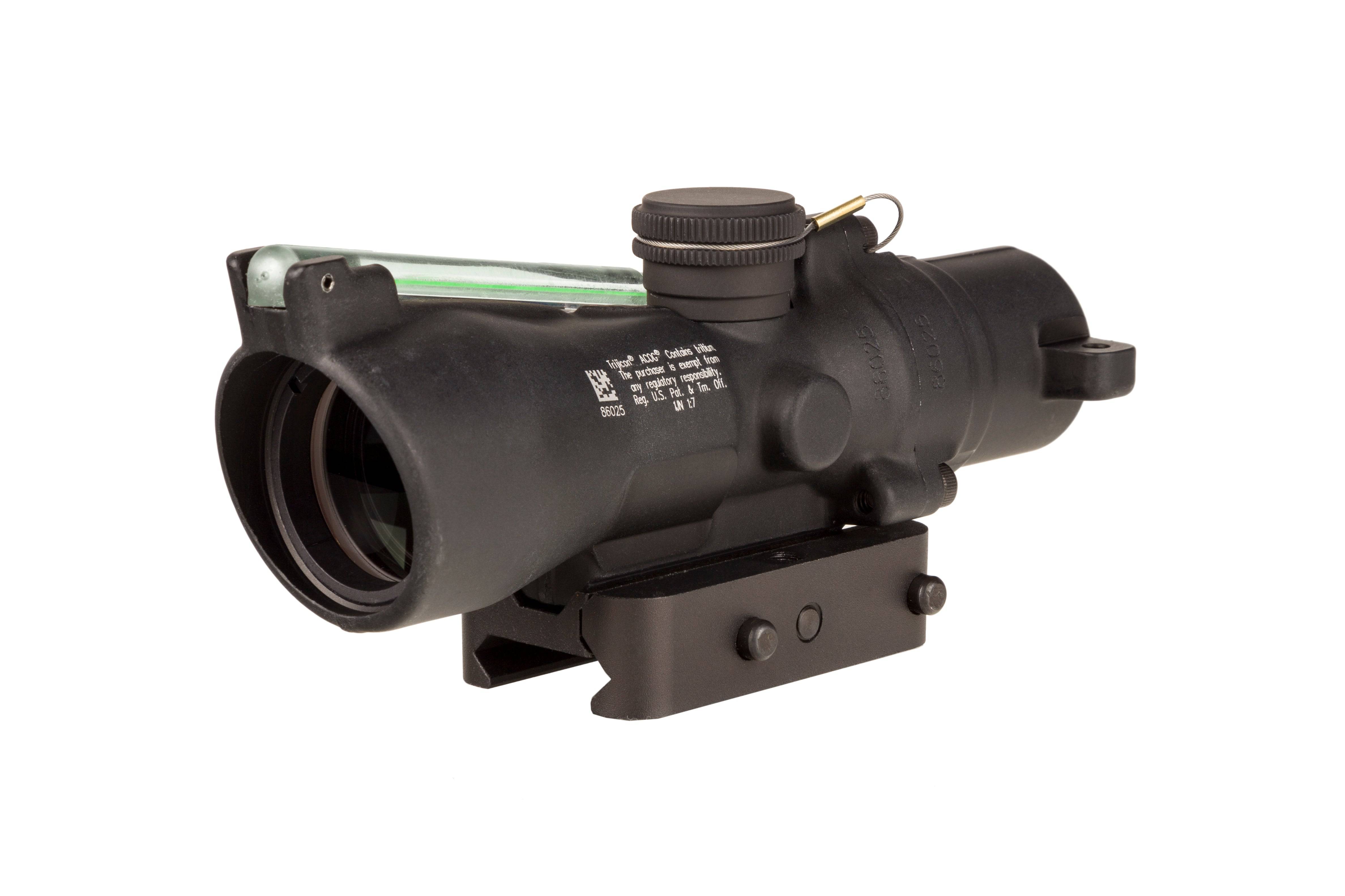 Trijicon - ACOG TA50 - 3x24 mm prismasikte - grön Horseshoe/Dot .223/55 gr, låg montagehöjd med Q-LOC