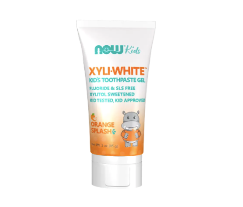 XyliWhite™ Orange Splash Tandkräm Gel för barn Now Foods
