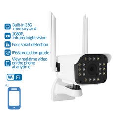 Aigostar SMART WiFi (Black Eyes) Kamera Udendørs IP66 -1080P - Aigostar Smart - Billig fragt - Lynhurtig levering