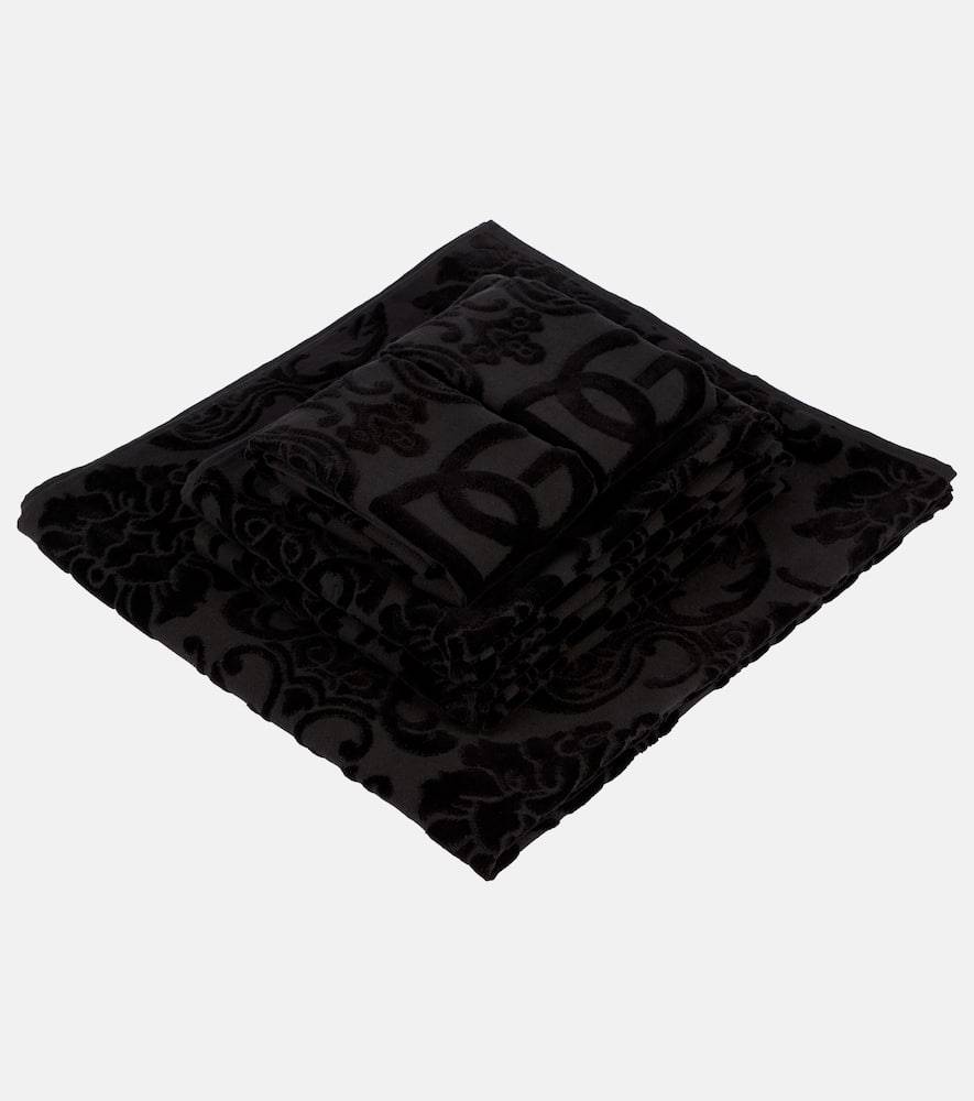 Dolce&Gabbana Casa Set of 5 jacquard cotton terry towels