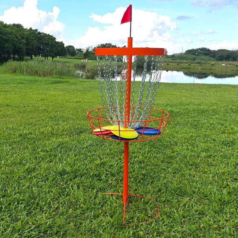 Professional Golf Frisbee Rack Antirust Durable Golf Disc Basket Iron Outdoors Discs Storage Racks Portable Sports Accessories