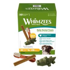 Whimzees Dental Value Box Medium 28 stk