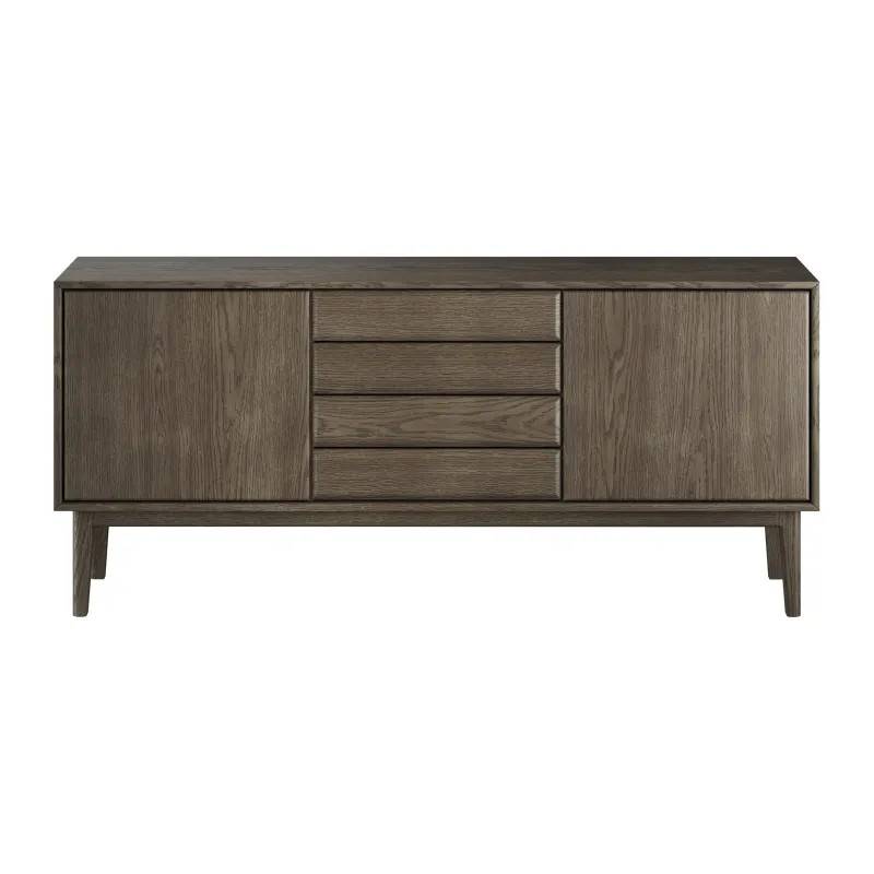 Casö - Broholm Skänk 183×81×40 cm (Smoked-oljad ek, trälåger)