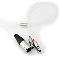 Tablet HIFI-kabel med 4-stifts XLR balanserad hane kompatibel med Audeze LCD-2, LCD-3, LCD-4, LCD-X, LCD-XC hörlurar silverpläterad ersättningskabel för ljud