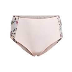 Devoted by Zizzi Slip 'Lykke' creme / lyseblå / gammelrosa / sort - 5XL
