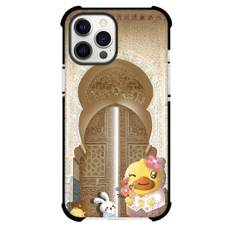 B Duck Phone Case For iPhone Samsung Galaxy Pixel OnePlus Vivo Xiaomi Asus Sony Motorola Nokia - B Duck Buffy Cream And Mama Standing On A Fort Poster