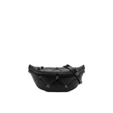 Valentino Garavani, Taske, Herre, Sort, ONE SIZE, Læder, Studded Bæltetaske Sort Læder