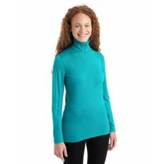 Icebreaker Women 200 Oasis LS Half Zip Flux Green (Auslaufware)