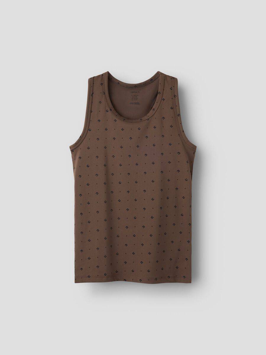 Slim Fit Sporttopp - Grå - 146/152