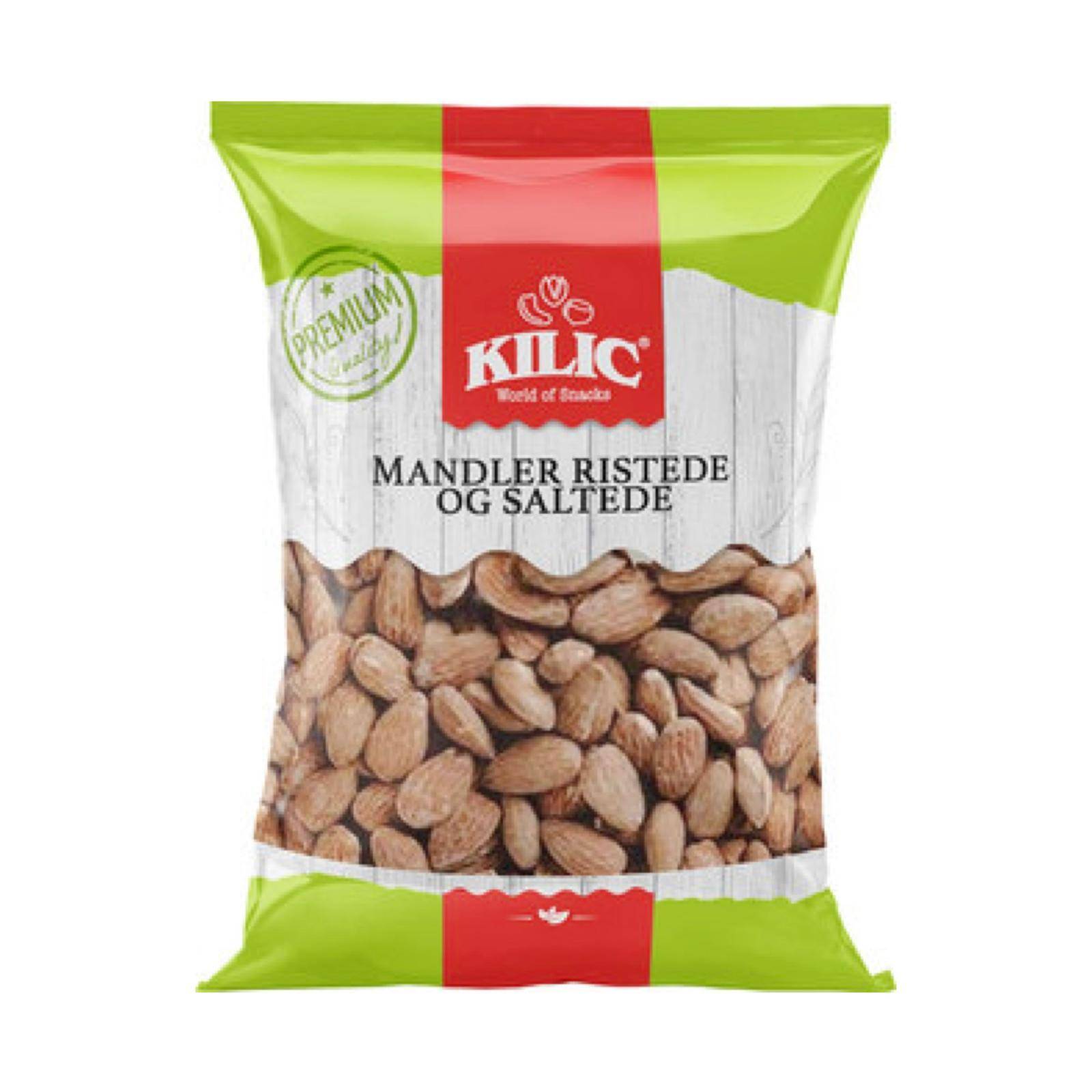Mandler, Saltede, Ristede, Kilic, 400g