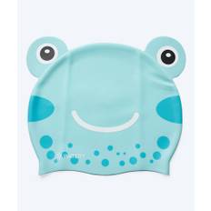 Watery badehætte til børn - Dashers - Frog (Lyseblå) - Badehætter - Unisex