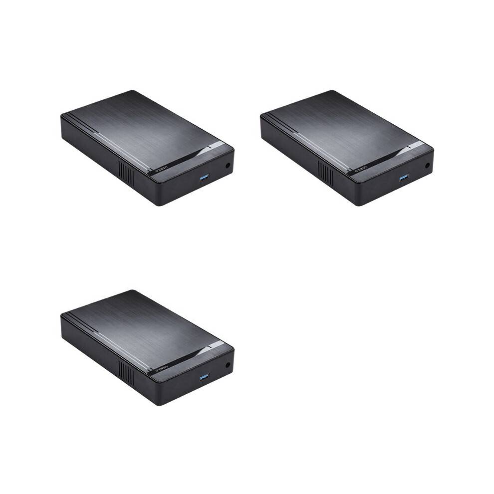 3pcs 3.5inch HDD Case to USB 3.0 Adapter External Hard Drive Enclosure for 2.5/3.5in SSD Disk HDD US PLUG