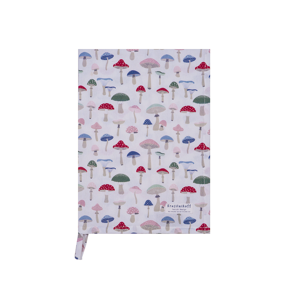 Viskestykke Mushroom - red