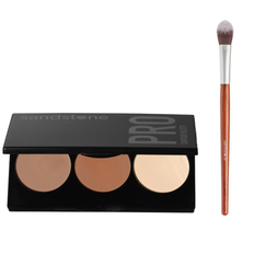 Sandstone - Contour Pallette + Contour/Highlighter Brush Vegan