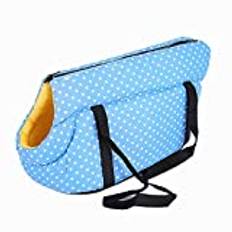 Rucksäcke Für Haustiere 1St Blue Dot Weiche Haustier Hund Umhängetaschen Trage Rucksack Outdoor Haustier Hundetrage Welpen Reisetasche 40X25X28Cm