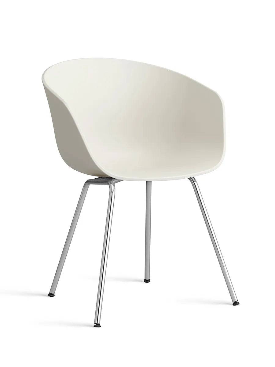 About a Chair AAC26 fra Hay Melange Cream / Forkromet stål - Jacobsen Plus