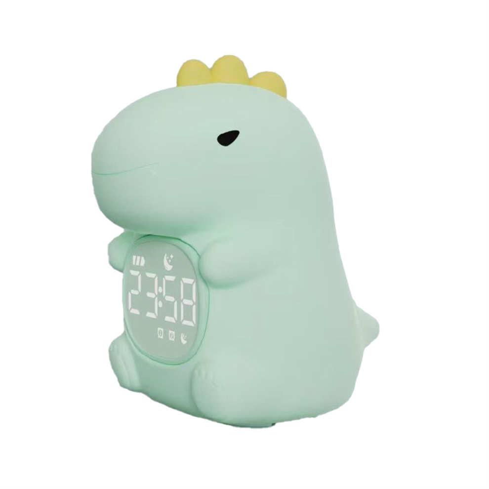 Tegneseriedyr LED-vækkeur lys Smart vækkeur dinosaur