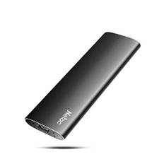 Netac 1TB SSD Extern USB 3.2 Gen 2, Externe Festplatte SSD für Laptop, TV Aufnahmen, Mac, PS4, PS5, Xbox, Handy Android (USB C Aluminum)