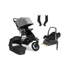 Baby Jogger City Elite 2 Duovagn inkl. Maxi-Cosi CabrioFix & Bas, Pike/Jet