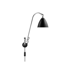 Gubi Bestlite BL6 Væglampe Ø16 - Chrome / White Semi Matt