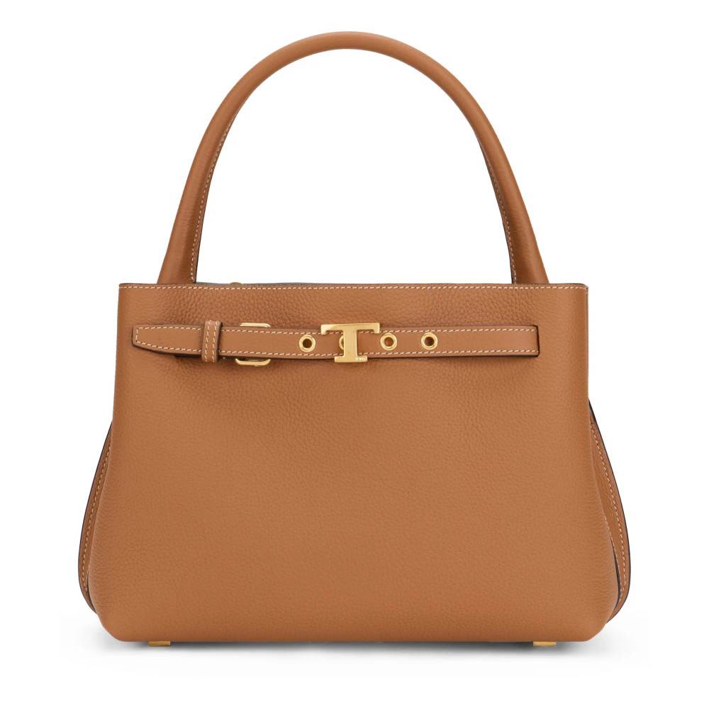 Tod's Mini Læderhåndtaske - Tasker - Dame - Brun - ONE SIZE - Læder