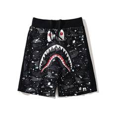 Bape Mænds Shark Shorts Y - Perfekt Sort