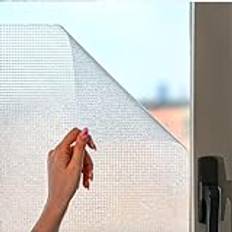MARAPON® Fönsterfilm med mosaikmönster [75 x 200 cm] inkl. ebok med professionella tips – statisk vidhäftning och ogenomskinlig – fönsterfilm insynsskydd – fönsterfilm självhäftande ogenomskinlig