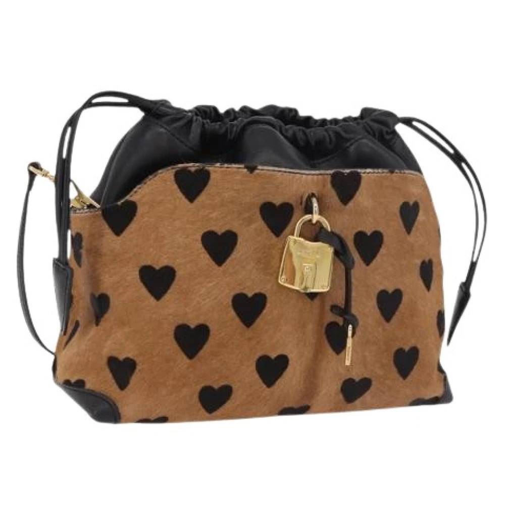 Burberry Vintage Pre-owned Vintage Skuldertaske - Vintage - Dame - Brun - ONE SIZE - Uld