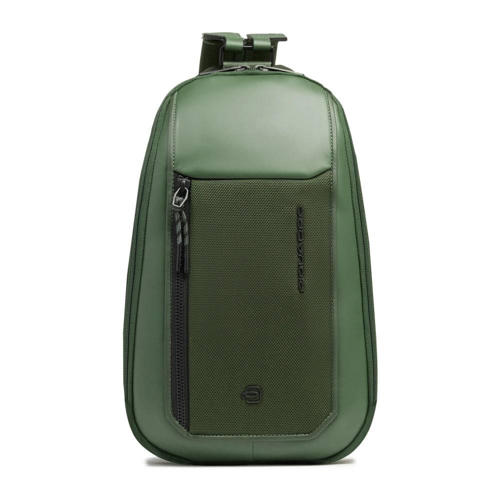 Piquadro Konvertibel til rygsæk sling bag - Tasker - Herre - Grøn - ONE SIZE -
