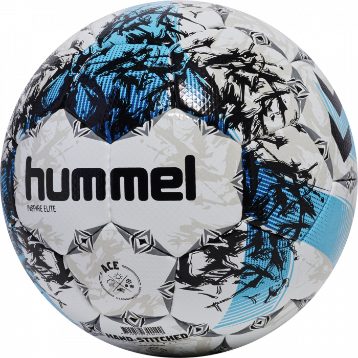 Hummel Inspire Elite Fodbold - Light Blue & Hvid - Str. 4