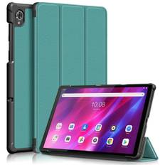 Lenovo Tab K10 ZA8R/ZA8N - Tri-Fold læder cover med Wake up/sleep funktion - Grøn