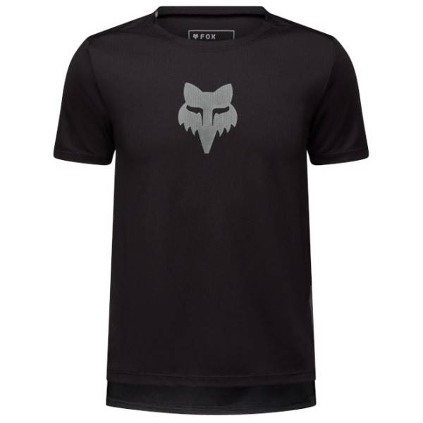 FOX Racing Kid's Ranger S/S Jersey Fox Head Cykeltrikå Barn Storlek S Färg svart