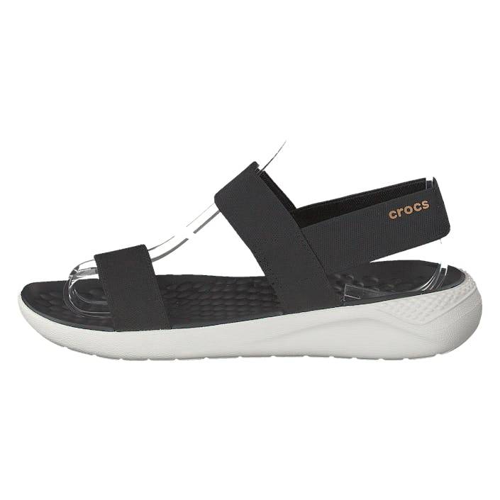 Literide Sandal W Black/white, Female, Skor, Sandaler och Tofflor, sandaler, Grå, EU 42/43 (EU 42/43)