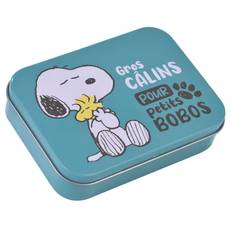 Børneplaster Nuser Grøn Metalæske Snoopy