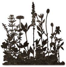 Tim Holtz Sizzix Thinlits Dies - Flower Field