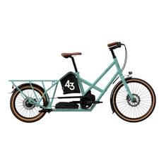 Bike 43 Longtail cykel - Turquise - BOSCH CARGO LINE (85NM) - Shimano Nexus 5
