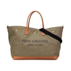 Saint Laurent Vintage, Vintage , Dam, ONE Size, Förägd canvas axelväska