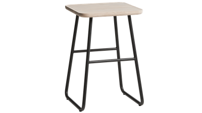 Jensen Add On floor stående sengebord 38x58x38 cm hvidpigmenteret eg.