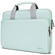 DOMISO 17 tum vattentät laptopväska fodral notebook-fodral skyddsfodral för 17,3 tum HP Envy 17/Alienware 17/Dell/ideapad/ROG Strix GL702VS/MSI GS73VR Stealth Pro, mintgrön
