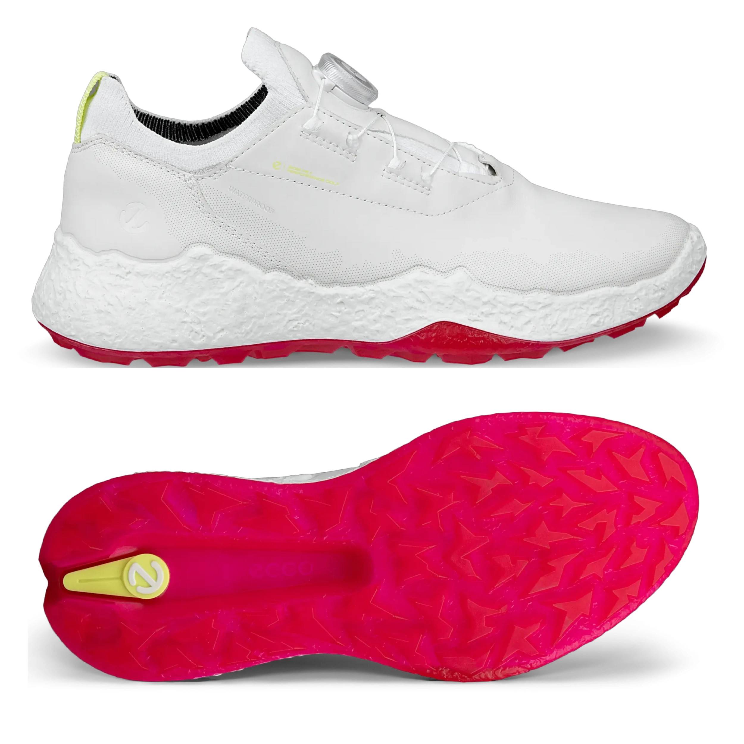 ecco Golf Biom H5 BOA Ecco-Tex Golfschuh, weiß/rot