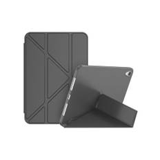 iPad Mini 6/7 (2021/2024) - Orgami Trifold Læder Cover M. Stander - Sort