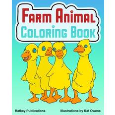 Farm Animal Coloring Book - 9798615514340